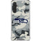 NFL Seattle Seahawks Camo Galaxy A17 Clear Case
