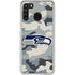 NFL Seattle Seahawks Camo Galaxy A21 Clear Case