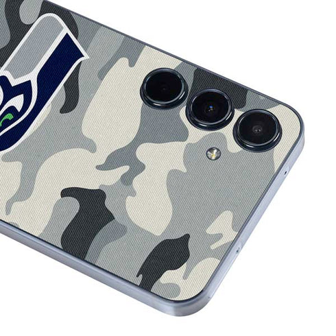 NFL Seattle Seahawks Camo Galaxy A35 5G Skin