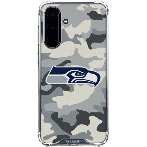 NFL Seattle Seahawks Camo Galaxy A36 5G Clear Case