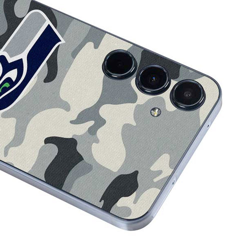 NFL Seattle Seahawks Camo Galaxy A55 5G Skin