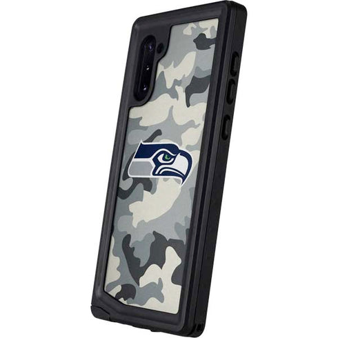 NFL Seattle Seahawks Camo Galaxy Note 10 Waterproof Case