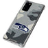 NFL Seattle Seahawks Camo Galaxy Note20 5G Clear Case