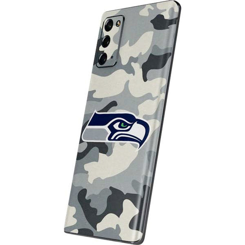 NFL Seattle Seahawks Camo Galaxy Note20 5G Skin