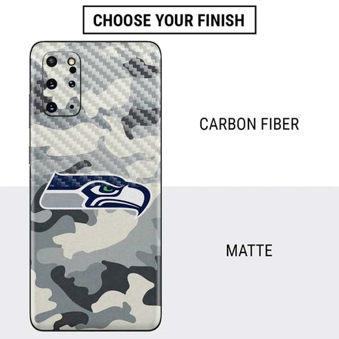 NFL Seattle Seahawks Camo Galaxy S20 Plus Skin