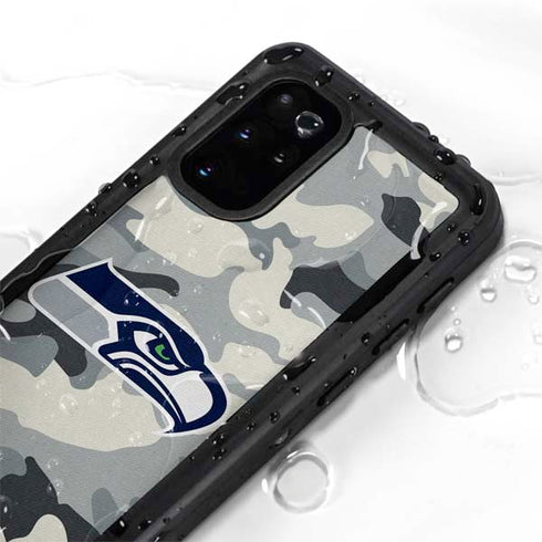 NFL Seattle Seahawks Camo Galaxy S20 Plus Waterproof Case