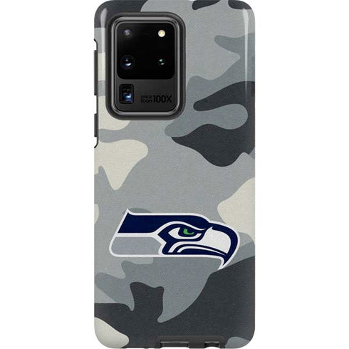 NFL Seattle Seahawks Camo Galaxy S20 Ultra 5G Pro Case