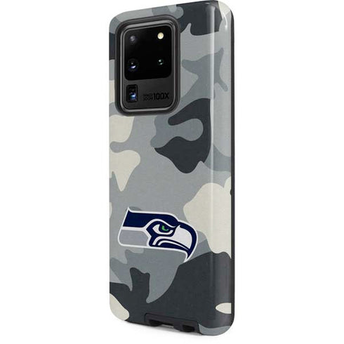 NFL Seattle Seahawks Camo Galaxy S20 Ultra 5G Pro Case