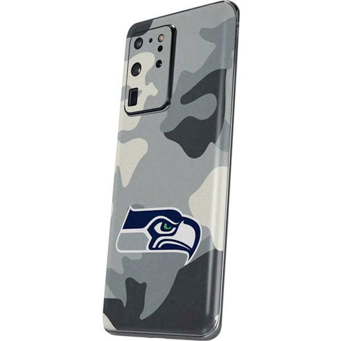 NFL Seattle Seahawks Camo Galaxy S20 Ultra 5G Skin