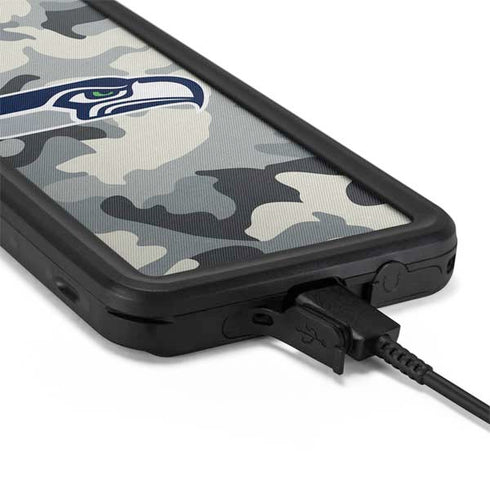 NFL Seattle Seahawks Camo Galaxy S20 Waterproof Case