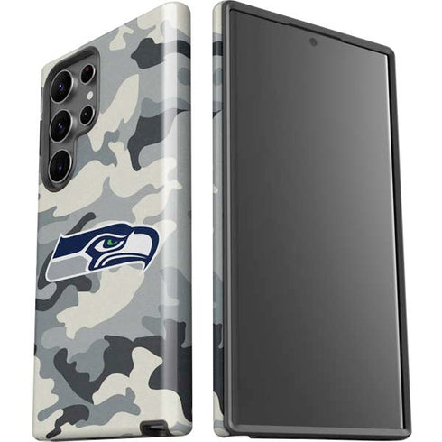 NFL Seattle Seahawks Camo Galaxy S23 Ultra Pro Case