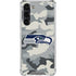 NFL Seattle Seahawks Camo Galaxy S24 FE Clear Case