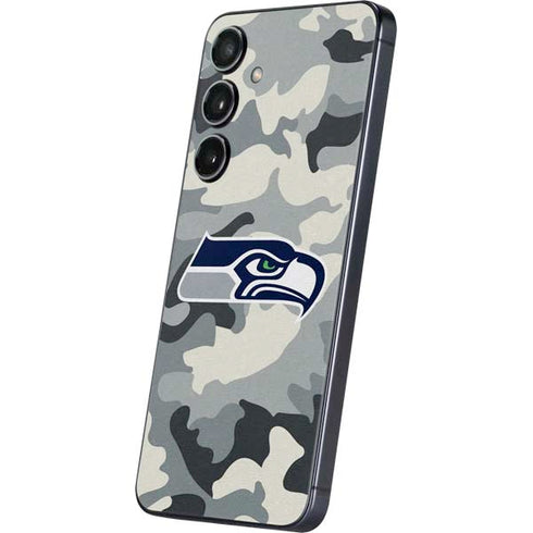 NFL Seattle Seahawks Camo Galaxy S24 Plus Skin