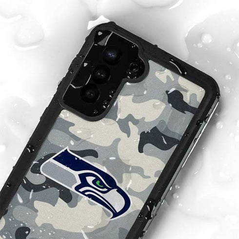 NFL Seattle Seahawks Camo Galaxy S24 Plus Waterproof Case