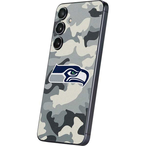 NFL Seattle Seahawks Camo Galaxy S25 Skin