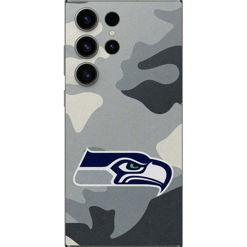 NFL Seattle Seahawks Camo Galaxy S25 Ultra Skin