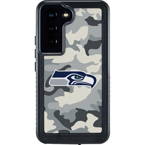 NFL Seattle Seahawks Camo Galaxy S24 Waterproof Case
