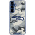 NFL Seattle Seahawks Camo Galaxy S25 Plus Clear Case