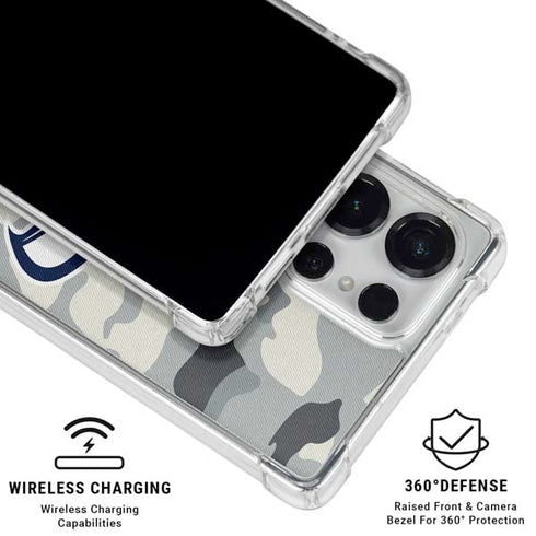 NFL Seattle Seahawks Camo Galaxy S25 Ultra Clear Case