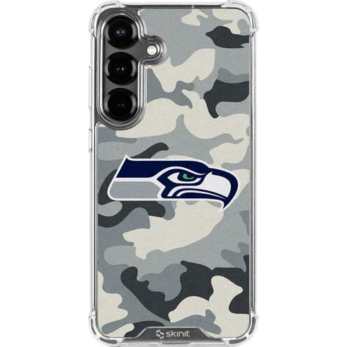 NFL Seattle Seahawks Camo Galaxy S26 Clear Case