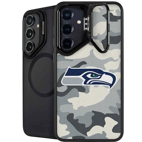 NFL Seattle Seahawks Camo Galaxy S26 Plus Kickstand Case
