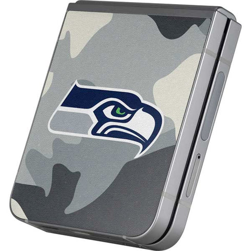 NFL Seattle Seahawks Camo Galaxy Z Flip6 Skin