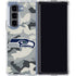 NFL Seattle Seahawks Camo Galaxy Z Fold5 5G Clear Case
