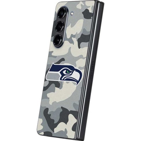NFL Seattle Seahawks Camo Galaxy Z Fold5 5G Skin