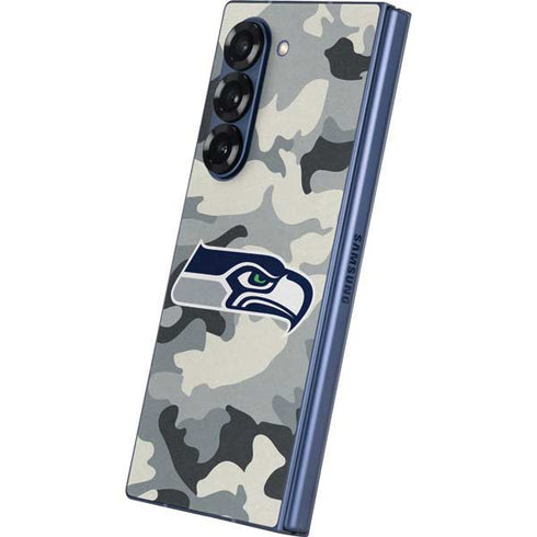 NFL Seattle Seahawks Camo Galaxy Z Fold6 Skin