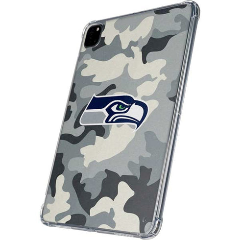 NFL Seattle Seahawks Camo iPad Pro 11in (2024) Clear Case