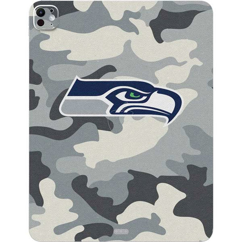 NFL Seattle Seahawks Camo iPad Pro 13in M4 (2024) Skin