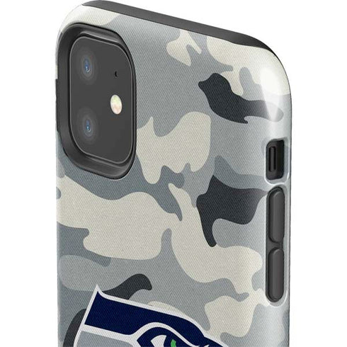 NFL Seattle Seahawks Camo iPhone 11 Impact Case