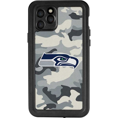 NFL Seattle Seahawks Camo iPhone 11 Pro Waterproof Case