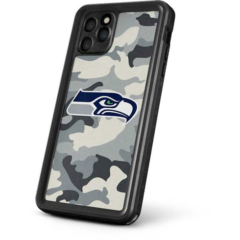 NFL Seattle Seahawks Camo iPhone 11 Pro Waterproof Case