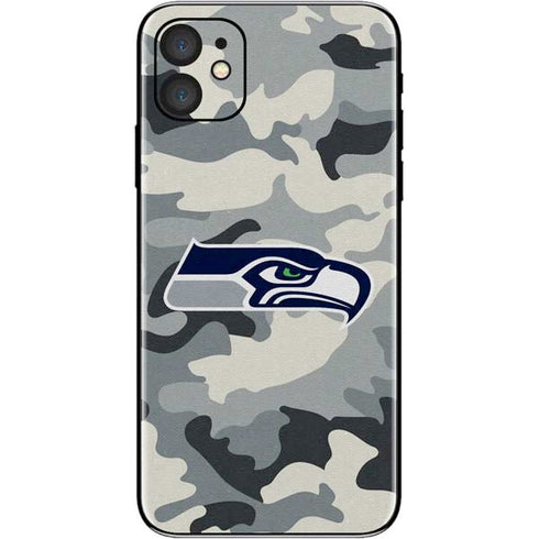 NFL Seattle Seahawks Camo iPhone 11 Skin