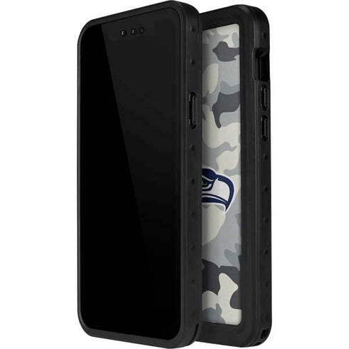 NFL Seattle Seahawks Camo iPhone 15 Pro Waterproof Case