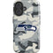 NFL Seattle Seahawks Camo iPhone 16 Impact Case