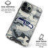 NFL Seattle Seahawks Camo iPhone 16 Pro Clear Case