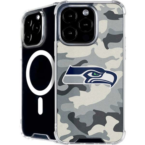 NFL Seattle Seahawks Camo iPhone 16 Pro MagSafe Case