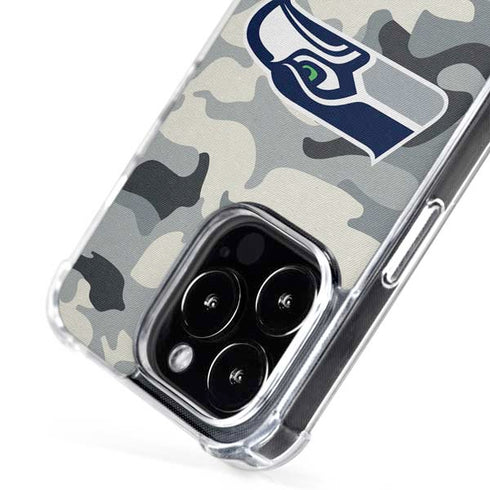 NFL Seattle Seahawks Camo iPhone 16 Pro MagSafe Case