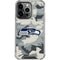 NFL Seattle Seahawks Camo iPhone 16 Pro Max Clear Case