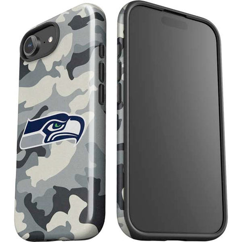 NFL Seattle Seahawks Camo iPhone 16e Impact Case