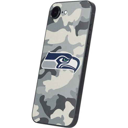 NFL Seattle Seahawks Camo iPhone 16e Skin