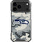 NFL Seattle Seahawks Camo iPhone 18 Pro Max Clear Case