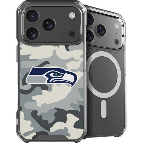 NFL Seattle Seahawks Camo iPhone 18 Pro Max MagSafe Case