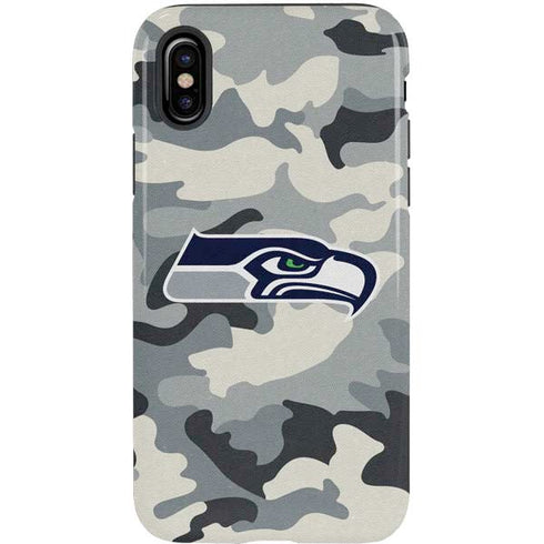 NFL Seattle Seahawks Camo iPhone X Pro Case