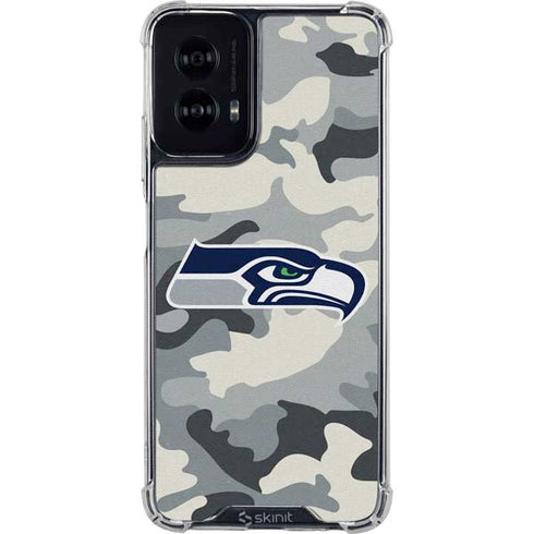 NFL Seattle Seahawks Camo Moto G Power 5G (2024) Clear Case