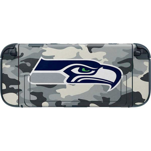 NFL Seattle Seahawks Camo Nintendo Switch 2 (2025) with Joy-Con Skin