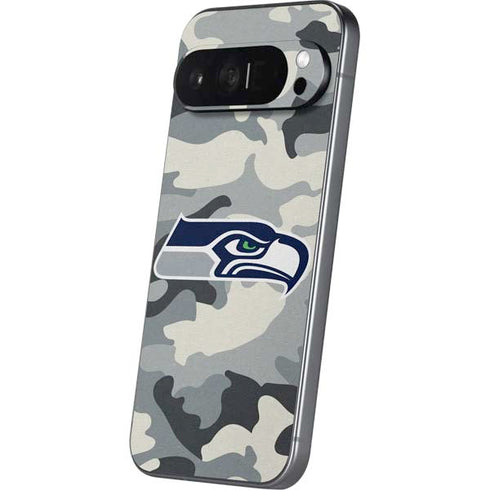 NFL Seattle Seahawks Camo Pixel 9 Pro XL Skin