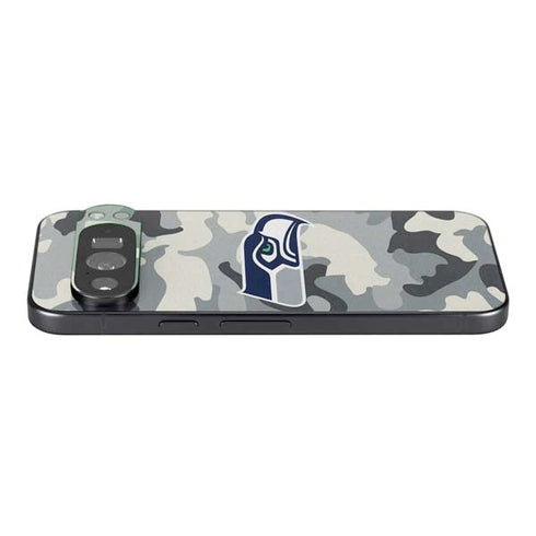 NFL Seattle Seahawks Camo Pixel 9 Pro XL Skin